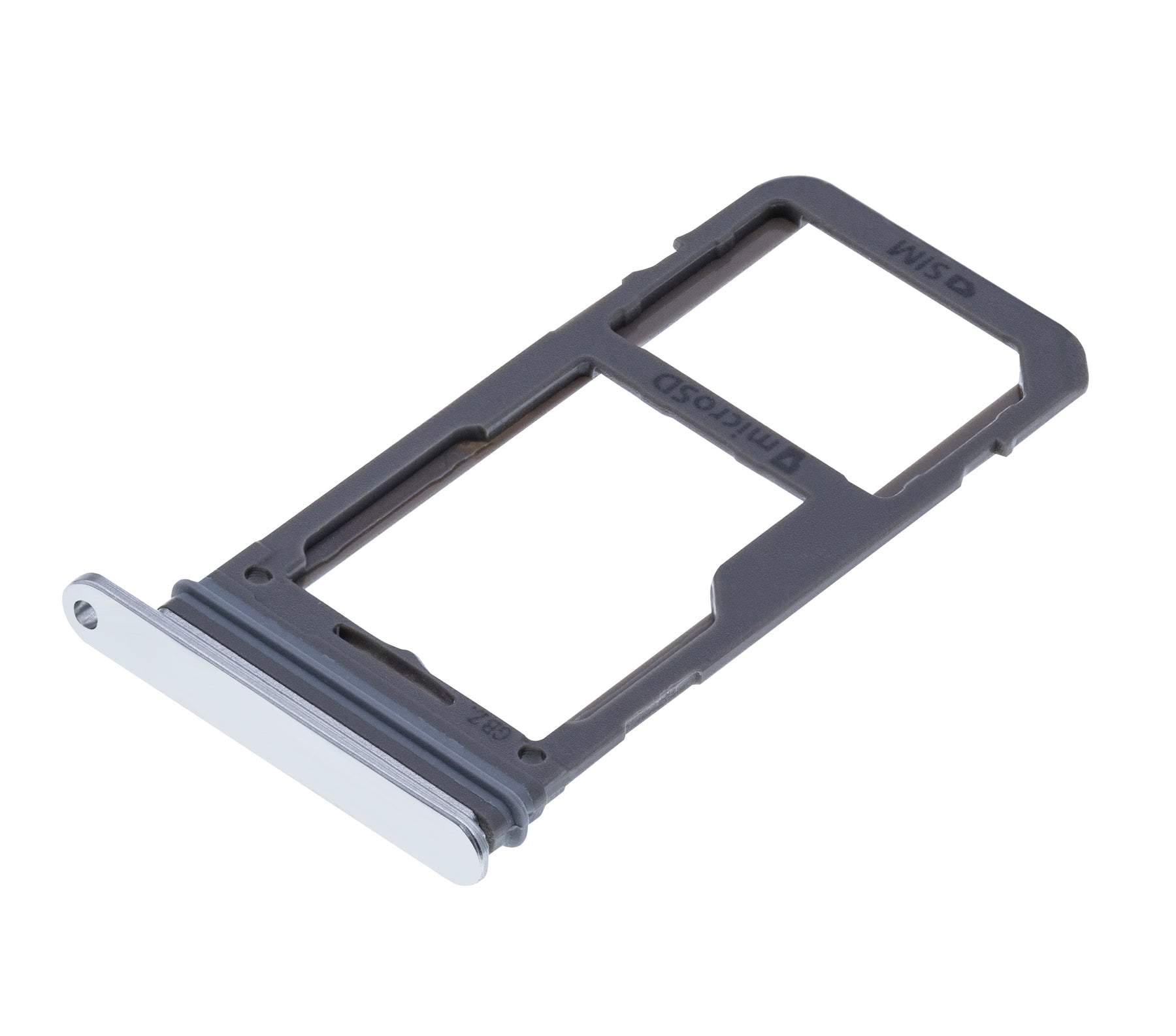 Replacement Dual Sim Card Tray Compatible For Samsung Galaxy S8 / S8 Plus (Arctic Silver)