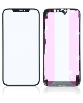 3 in 1 (Glass With OCA Pre-Installed + Frame) Compatible For iPhone 12 Pro Max (OCA Master)