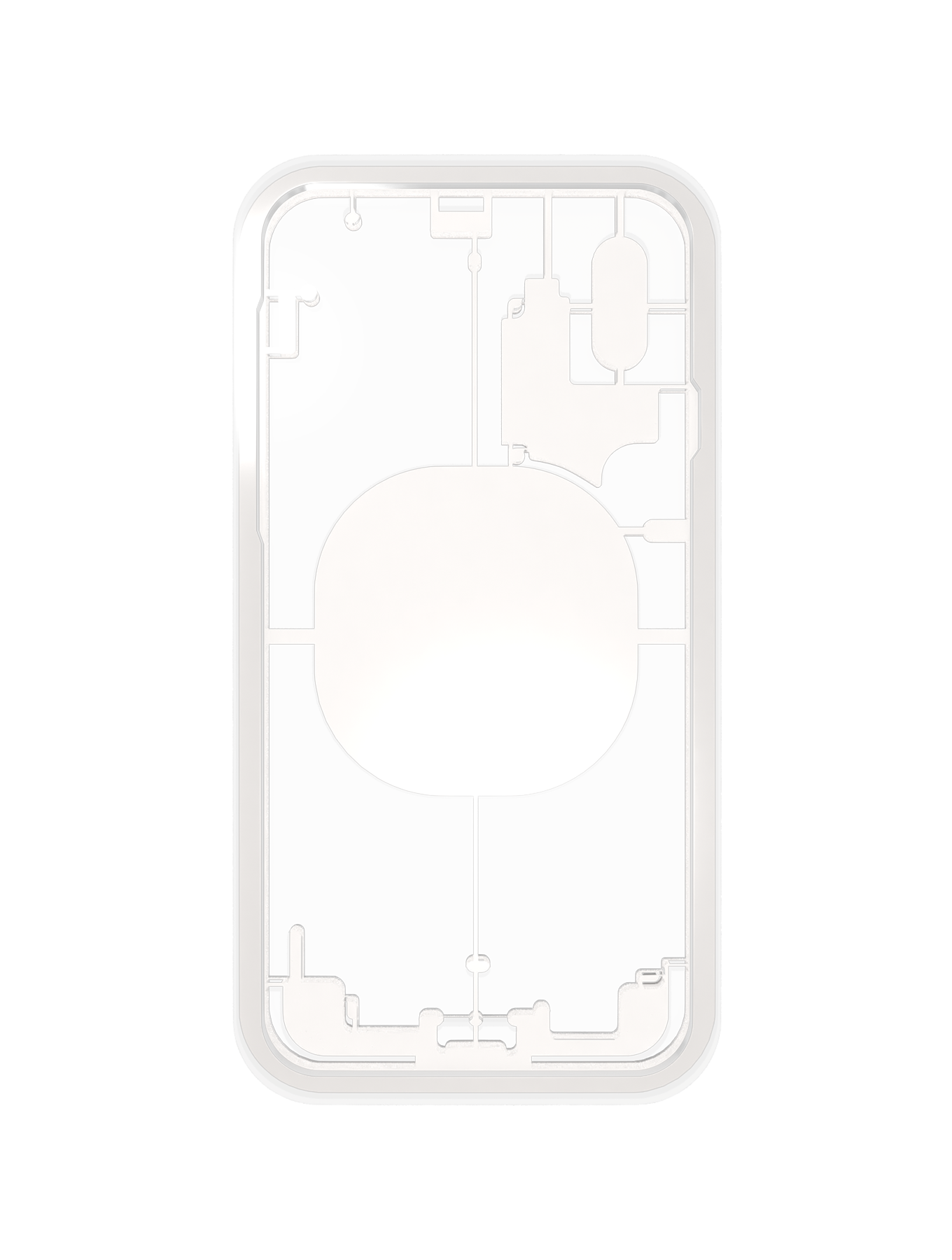 Laser Machine Protection Mold Compatible For iPhone X (M-Triangel)