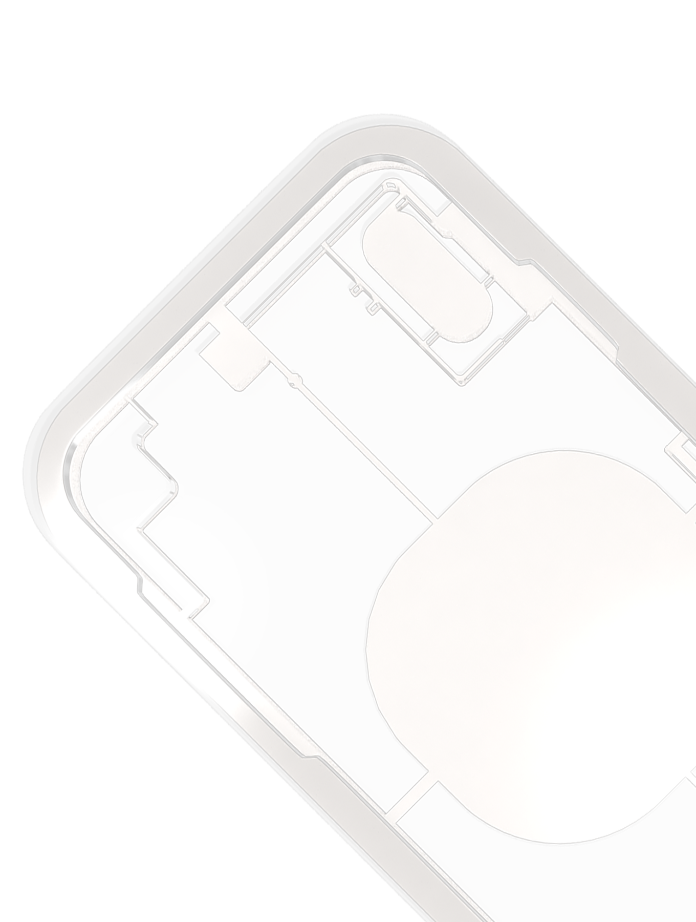 Laser Machine Protection Mold Compatible For iPhone XS Max (M-Triangel)