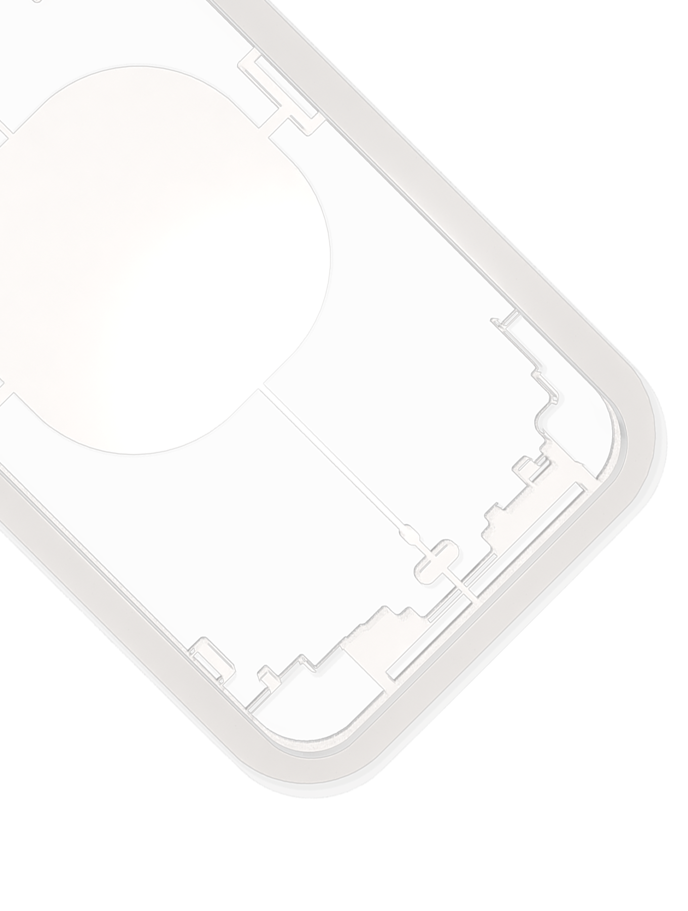 Laser Machine Protection Mold Compatible For iPhone XS Max (M-Triangel)