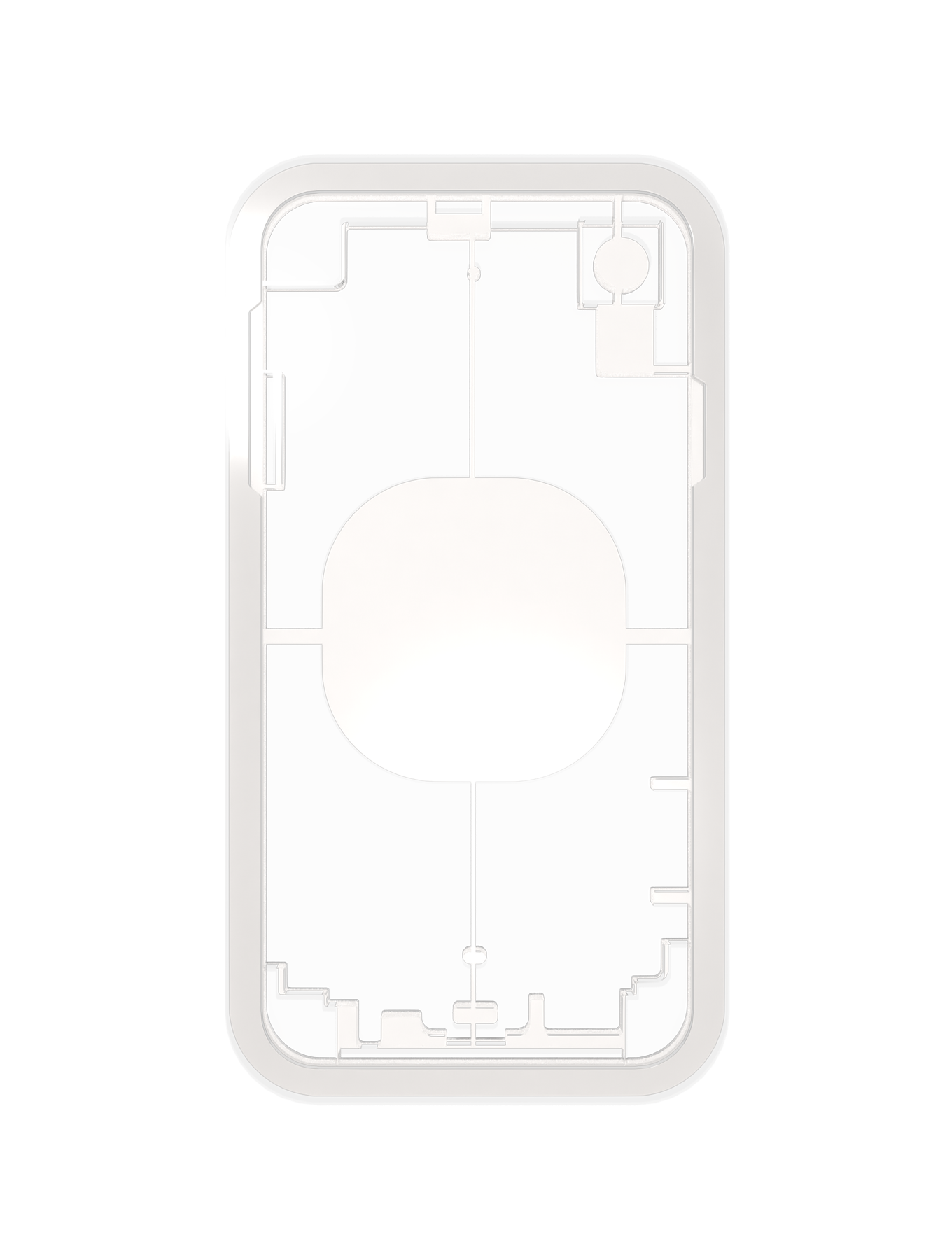 Laser Machine Protection Mold Compatible For iPhone XR (M-Triangel)