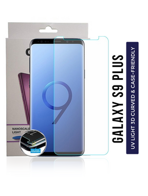 Replacement Casper UV Tempered Glass With Glue Compatible For Samsung Galaxy S9 Plus (Case Friendly)
