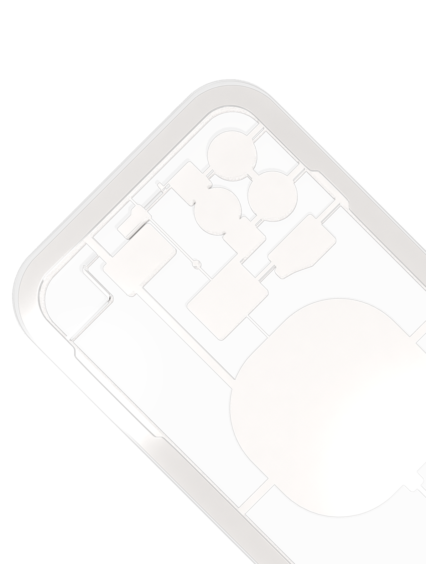 Laser Machine Protection Mold Compatible For iPhone 11 Pro (M-Triangel)