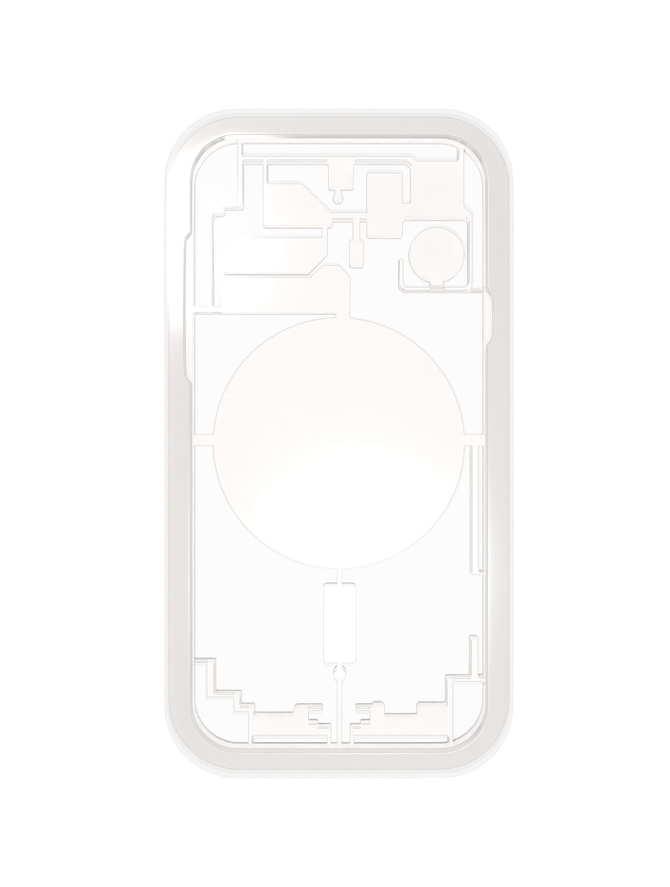 Laser Machine Protection Mold Compatible For iPhone 12 Mini (M-Triangel)