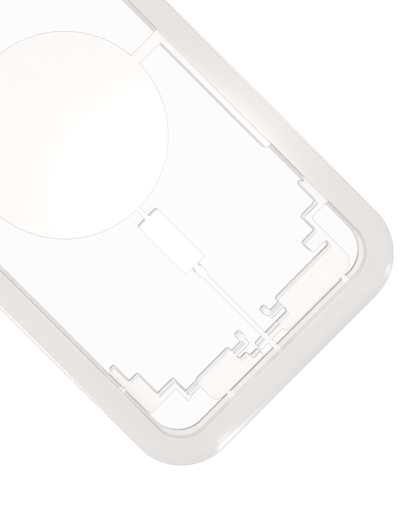 Laser Machine Protection Mold Compatible For iPhone 12 Pro (M-Triangel)