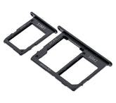 Sim Card Tray Compatible For Samsung Galaxy J8 (J810 / 2018) (Black) (2 Piece Set)