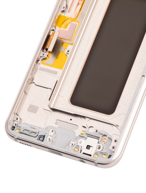 Replacement OLED Assembly With Frame Compatible For Samsung Galaxy S8 Plus (Vemake) (Maple Gold)