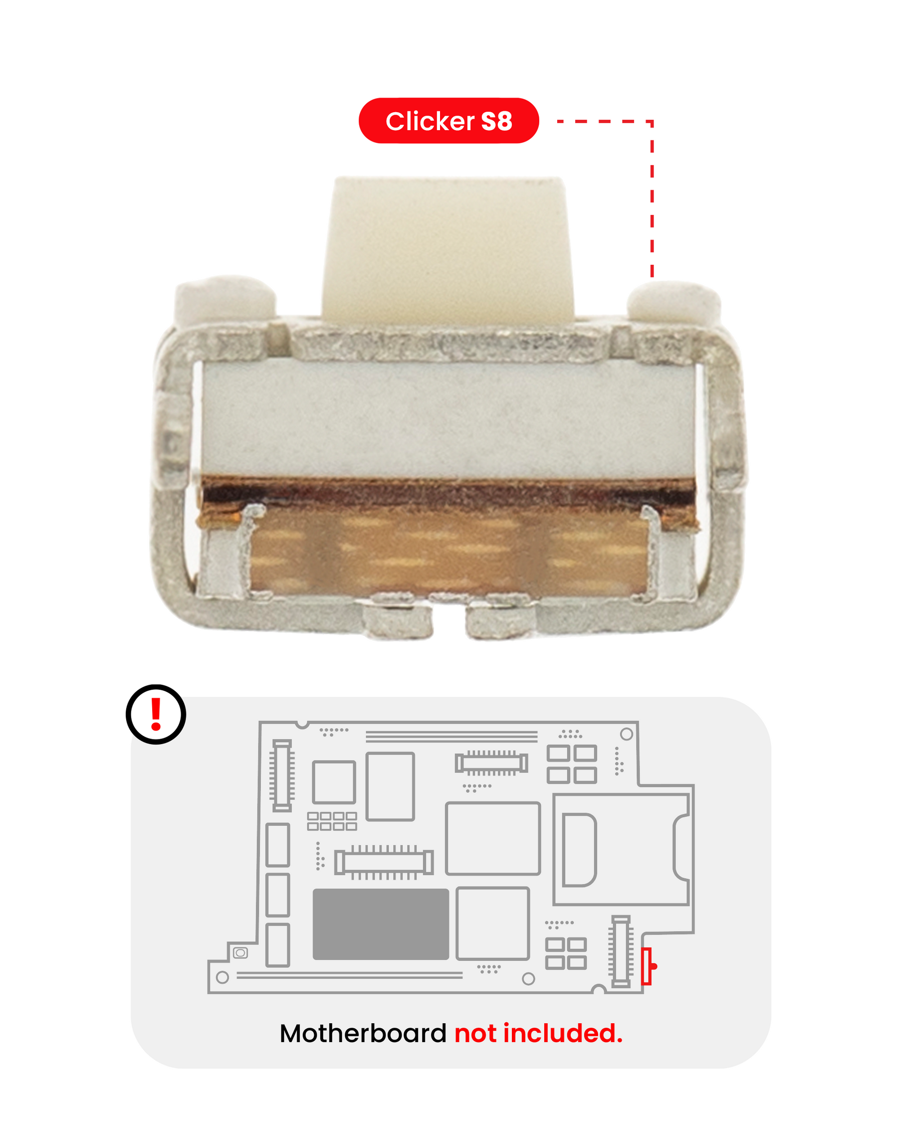 Replacement Power / Volume Button Clicker Compatible For Samsung Galaxy Grand 2 / Core Prime / Core Advance Lite / Core Lite / Avant / Grand Prime