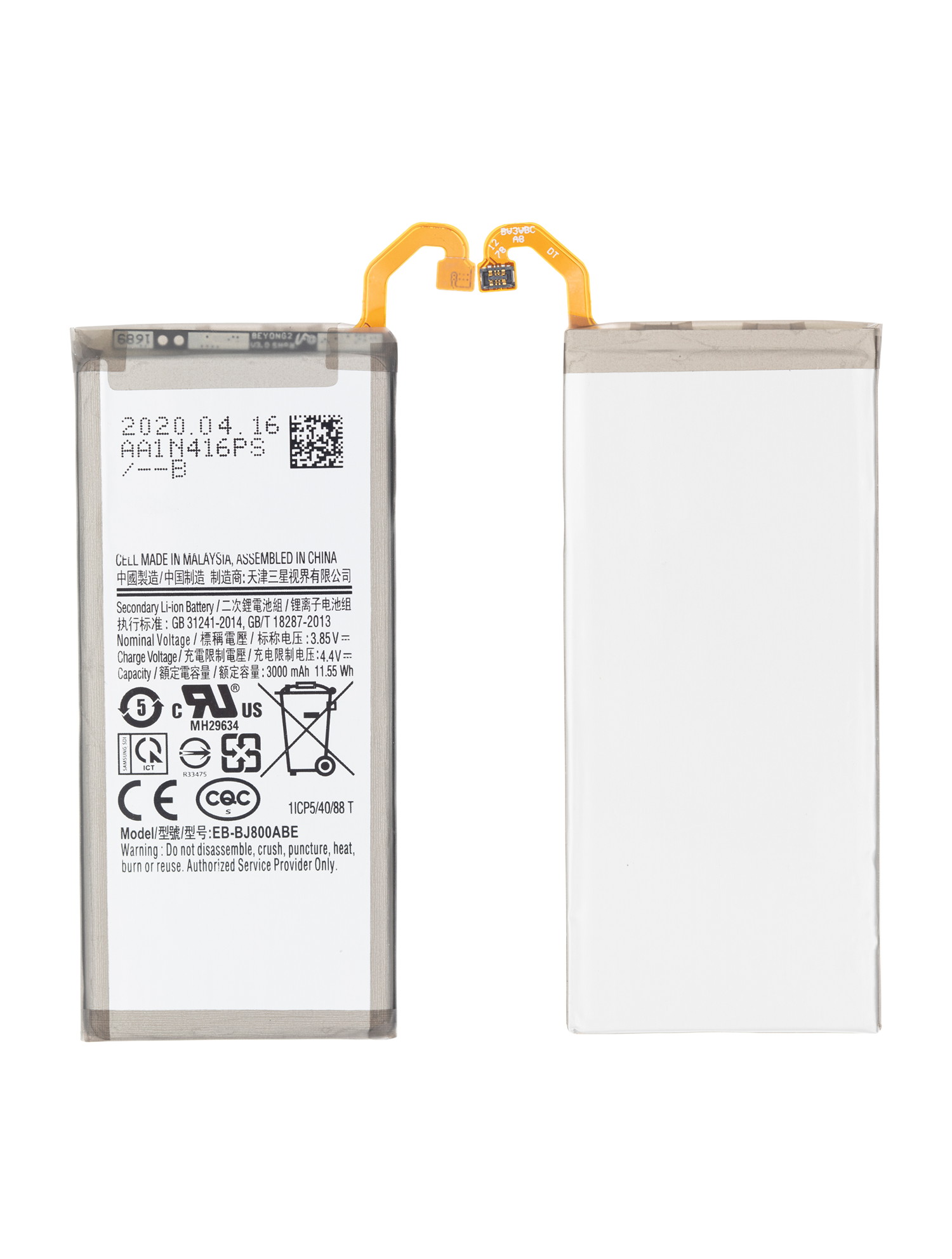 Replacement Battery Compatible For Samsung Galaxy A6 (A600 / 2018) / J8 (J800 / 2018) / J6 (J600 / 2018)