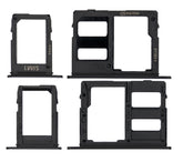 Sim Card Tray Replacement Compatible For Samsung Galaxy A6 (A600 / 2018) / A6 Plus (A605 / 2018) (Black)