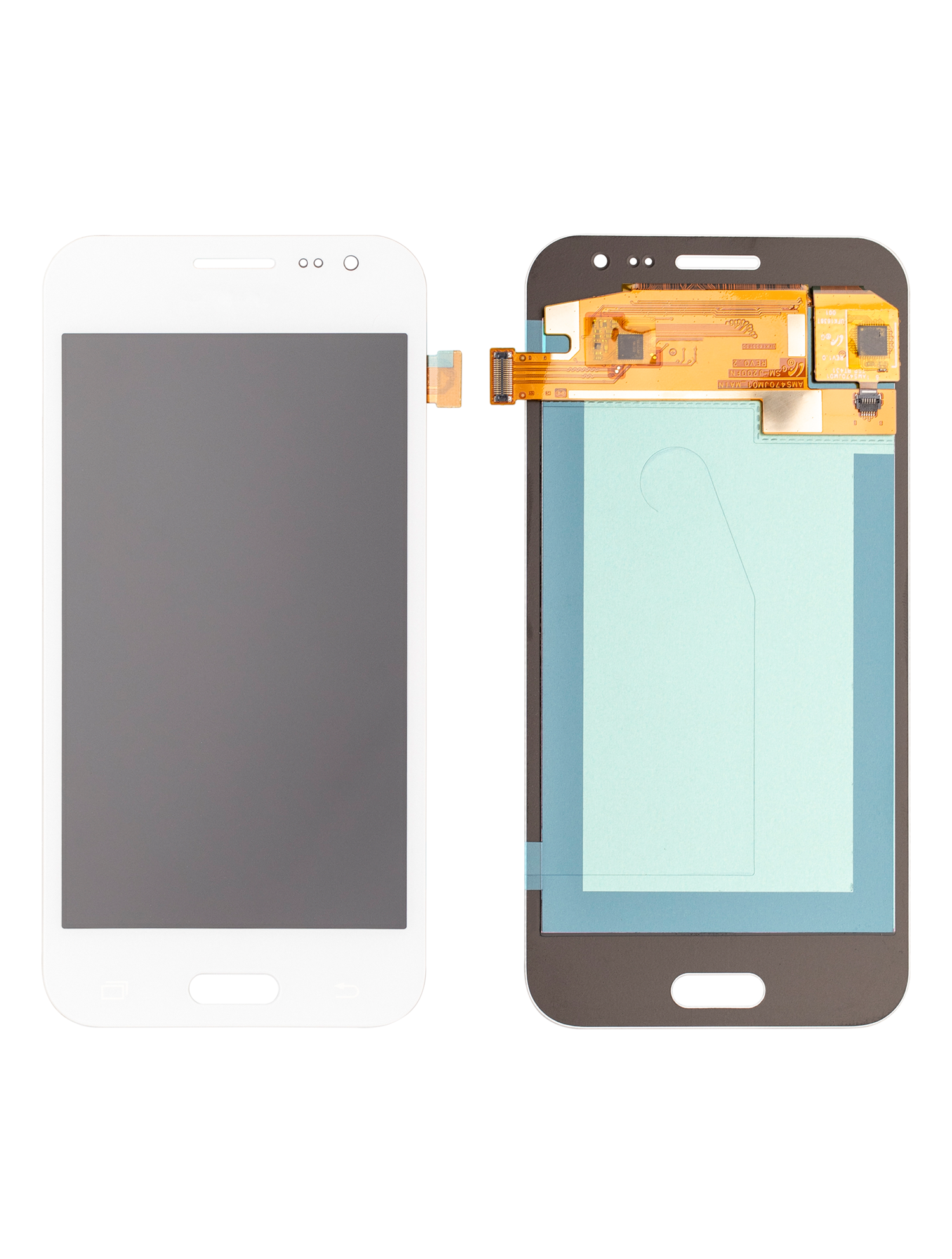 OLED Assembly Without Frame Compatible For Samsung Galaxy J2 (J200 / 2015) (Aftermarket Plus) (White)