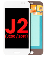 OLED Assembly Without Frame Compatible For Samsung Galaxy J2 (J200 / 2015) (Aftermarket Plus) (White)