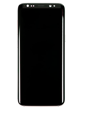 OLED Assembly With Frame Replacement  Compatible For Samsung Galaxy S8 (Refurbished) (Maple Gold)