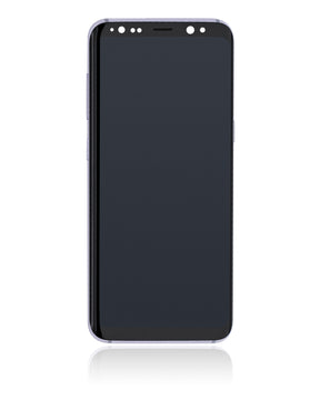 Replacement OLED Assembly With Frame Compatible For Samsung Galaxy S8 (Refurbished) (Orchid Gray)