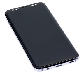 Replacement OLED Assembly With Frame Compatible For Samsung Galaxy S8 (Refurbished) (Orchid Gray)