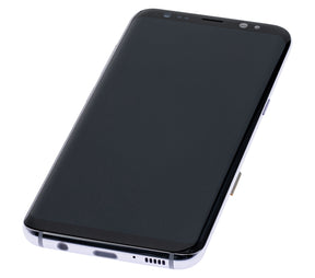 Replacement OLED Assembly With Frame Compatible For Samsung Galaxy S8 (Refurbished) (Orchid Gray)