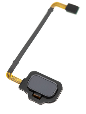 Fingerprint Reader With Flex Cable Compatible For Samsung Galaxy S8 Active Replacement (Meteor Gray)