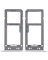 Single Sim Card Tray Compatible For Samsung Galaxy S8 / S8 Plus Replacement (Arctic Silver)