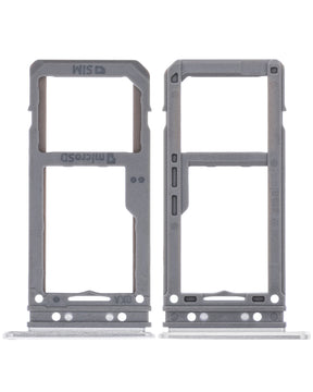 Single Sim Card Tray Compatible For Samsung Galaxy S8 / S8 Plus Replacement (Arctic Silver)