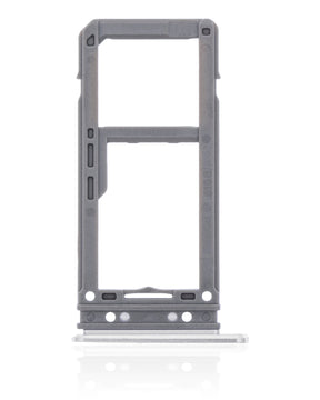 Replacement Single Sim Card Tray Compatible For Samsung Galaxy S8 / S8 Plus (Arctic Silver)