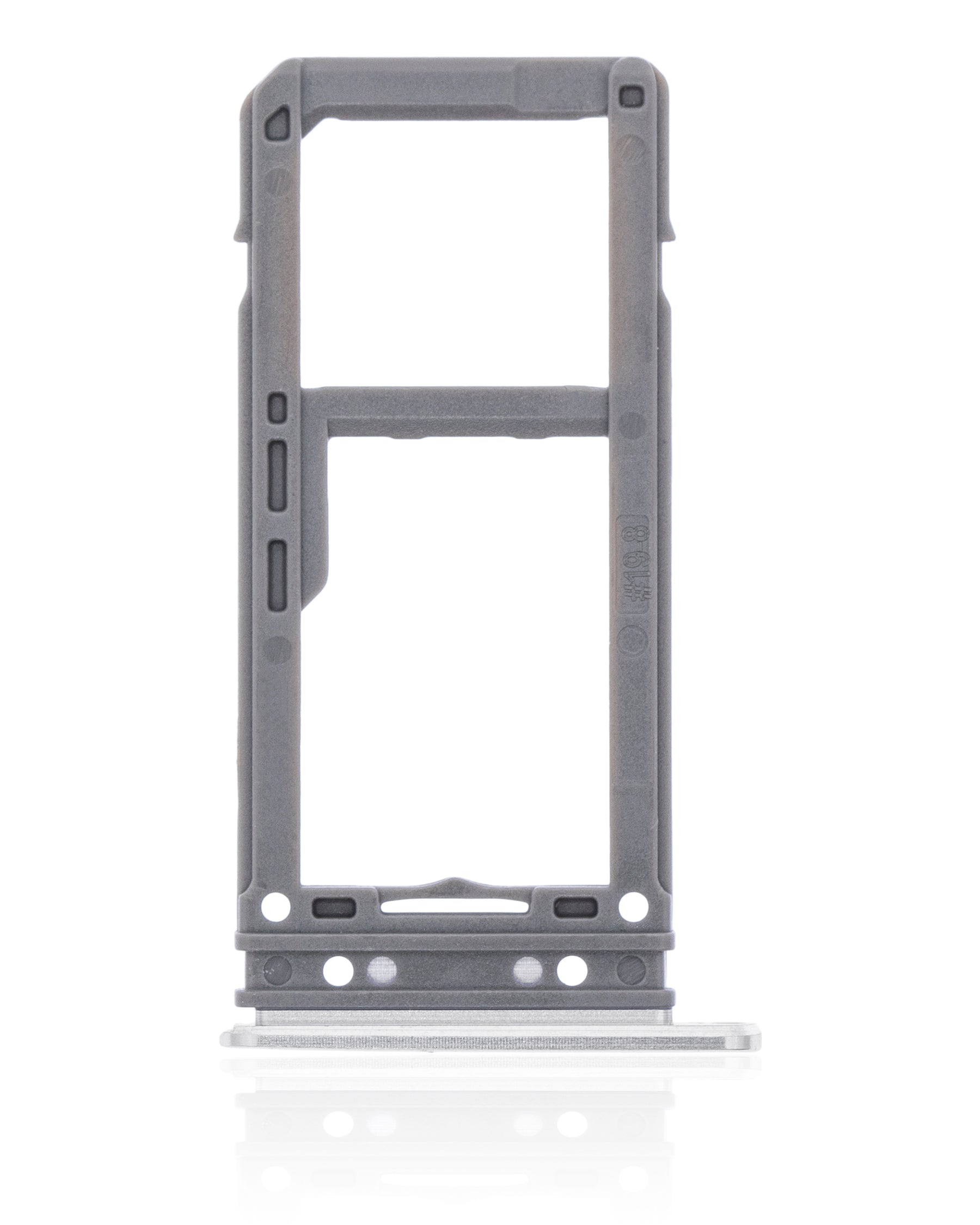 Single Sim Card Tray Compatible For Samsung Galaxy S8 / S8 Plus Replacement (Arctic Silver)