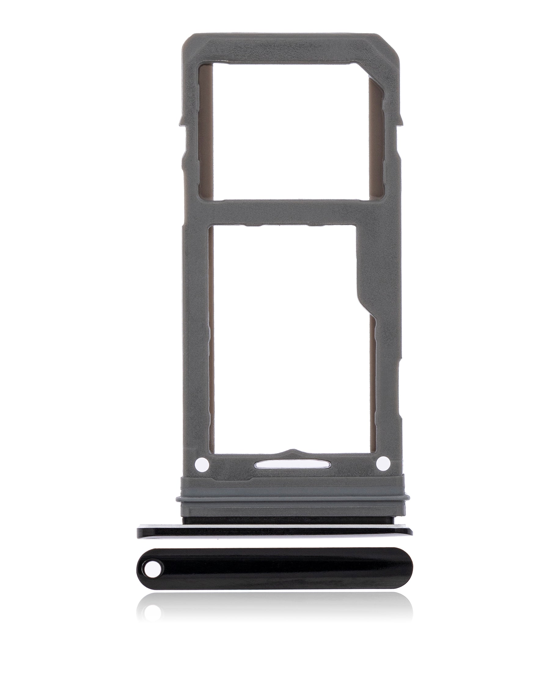 Replacement Single Sim Card Tray Compatible For Samsung Galaxy S8 / S8 Plus (Midnight Black)