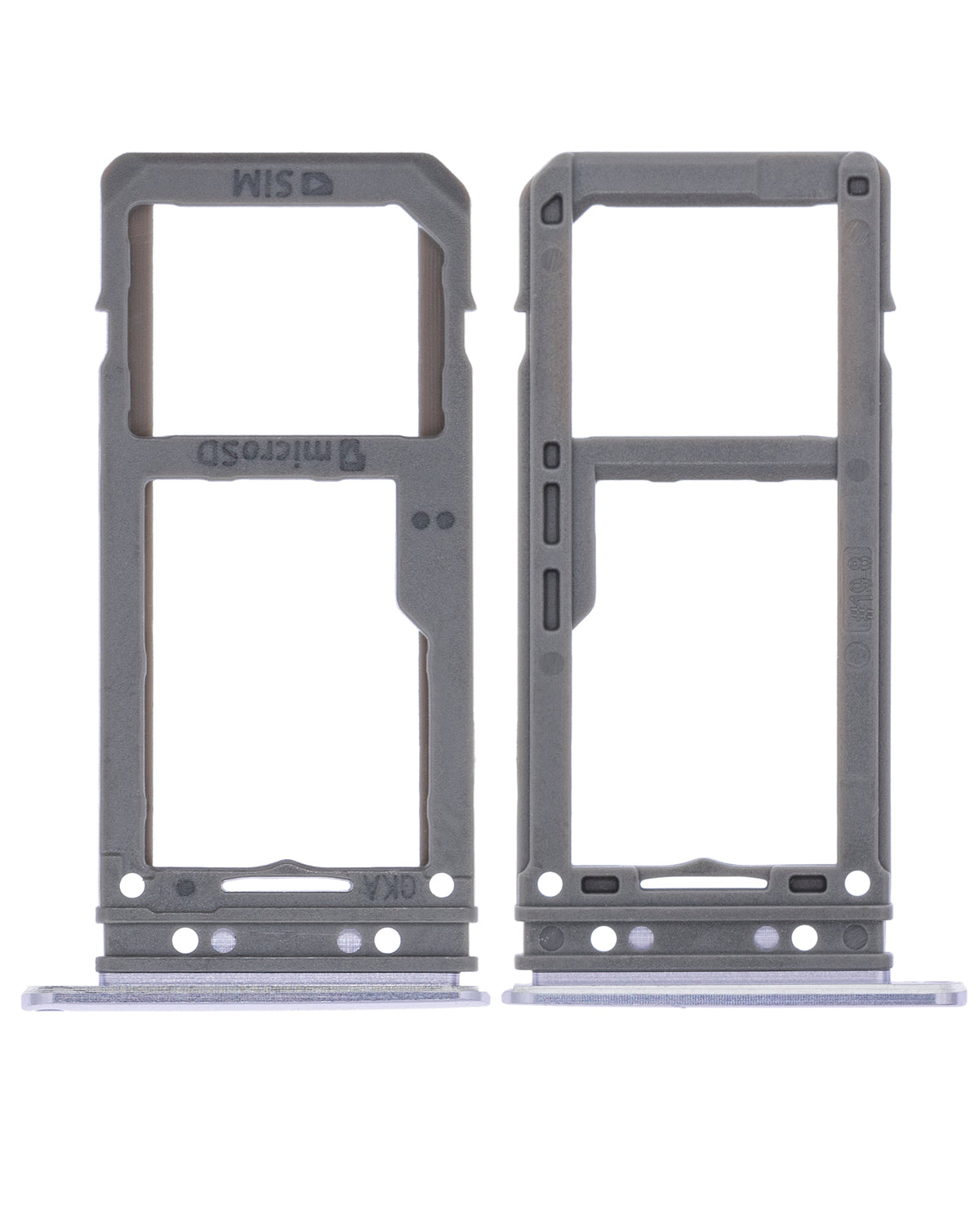 Single Sim Card Tray Replacement Compatible For Samsung Galaxy S8 / S8 Plus (Orchid Gray)