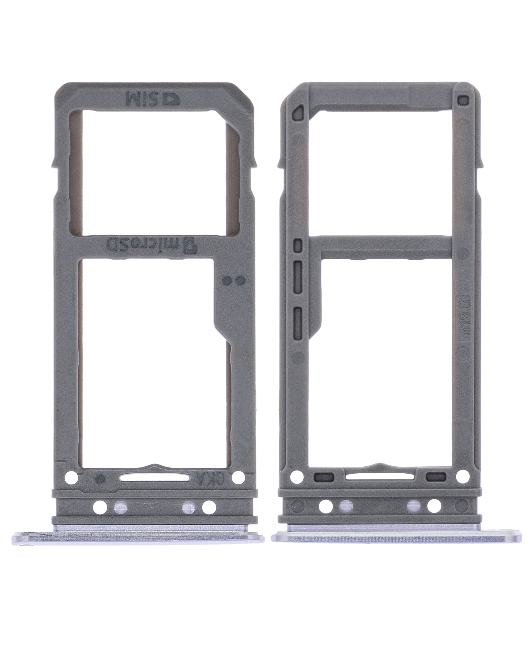 Single Sim Card Tray Replacement Compatible For Samsung Galaxy S8 / S8 Plus (Orchid Gray)