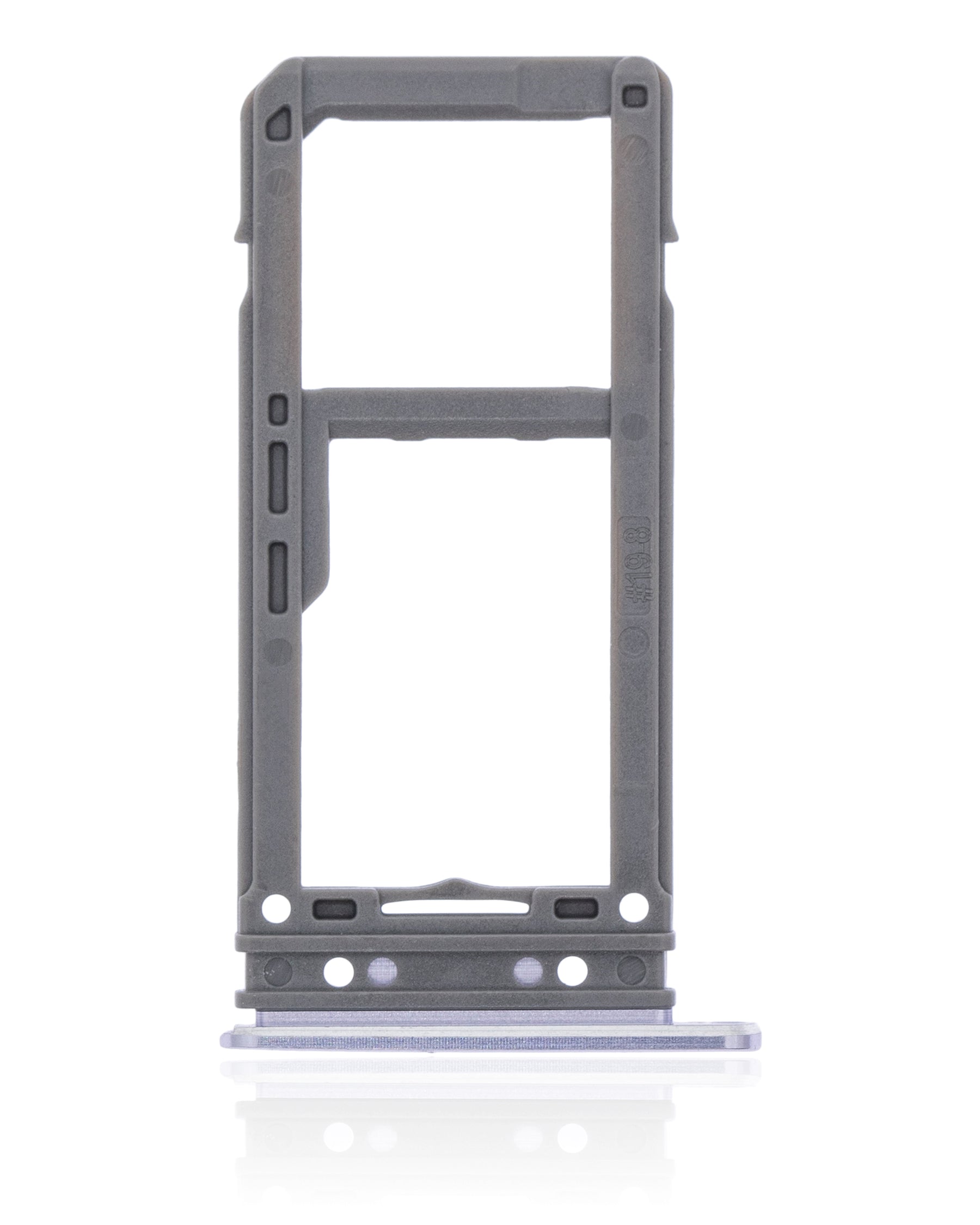 Single Sim Card Tray Replacement Compatible For Samsung Galaxy S8 / S8 Plus (Orchid Gray)