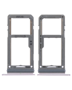 Replacement Dual Sim Card Tray Compatible For Samsung Galaxy S8 / S8 Plus (Midnight Black)