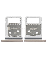 Single Sim Card Tray Compatible For Samsung Galaxy S8 Active Replacement by Macfactory.Store(Tungsten Gold)