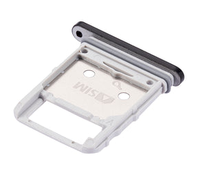 Single Sim Card Tray Compatible For Samsung Galaxy S8 Active Replacement  (Meteor Gray)