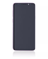 OLED Assembly With Frame Compatible For Samsung Galaxy S9 Plus Replacement (Service Pack) (Lilac Purple)