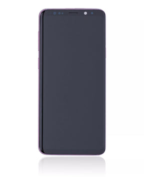 OLED Assembly With Frame Compatible For Samsung Galaxy S9 Plus Replacement (Service Pack) (Lilac Purple)
