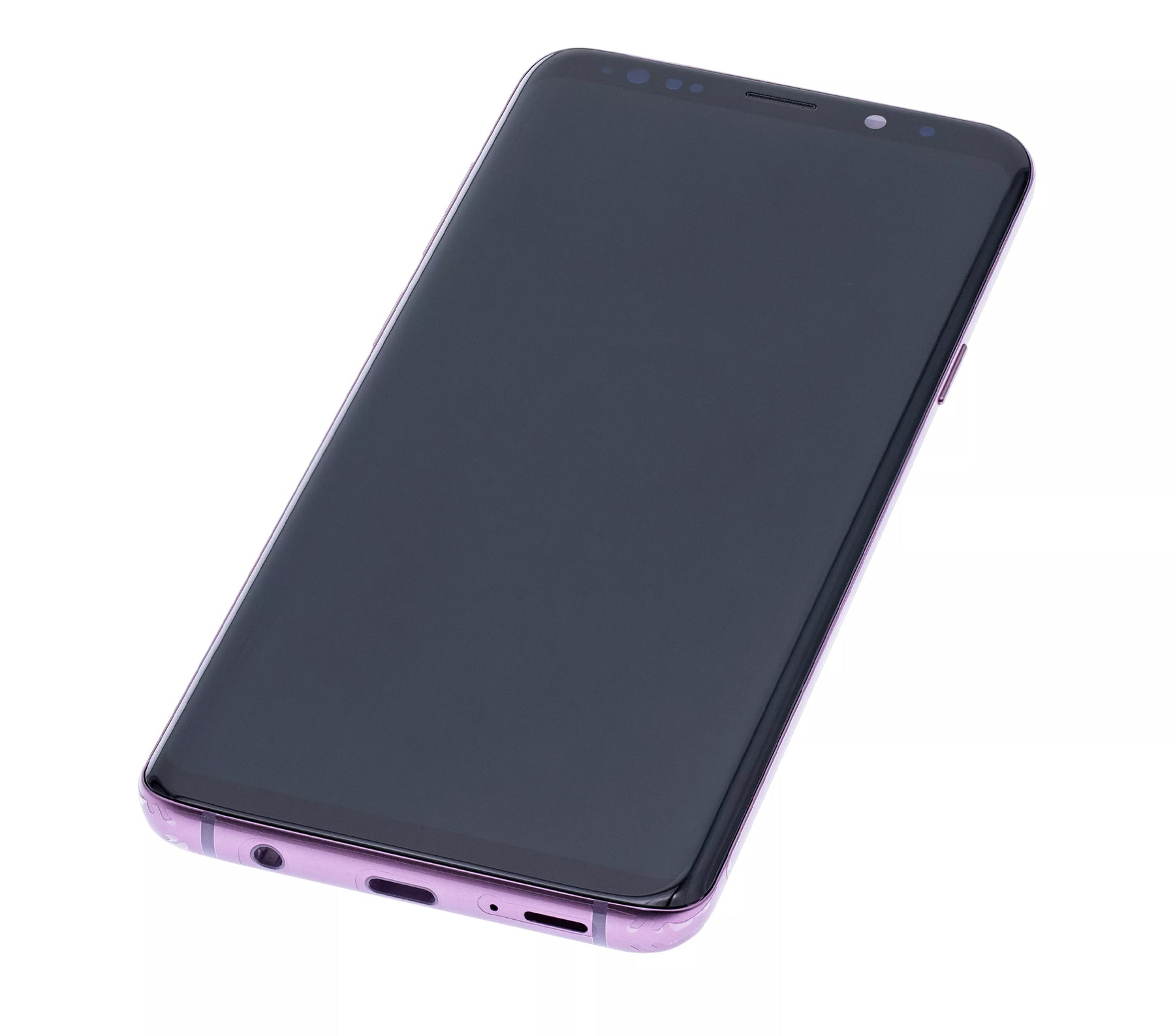 OLED Assembly With Frame Compatible For Samsung Galaxy S9 Plus Replacement (Service Pack) (Lilac Purple)