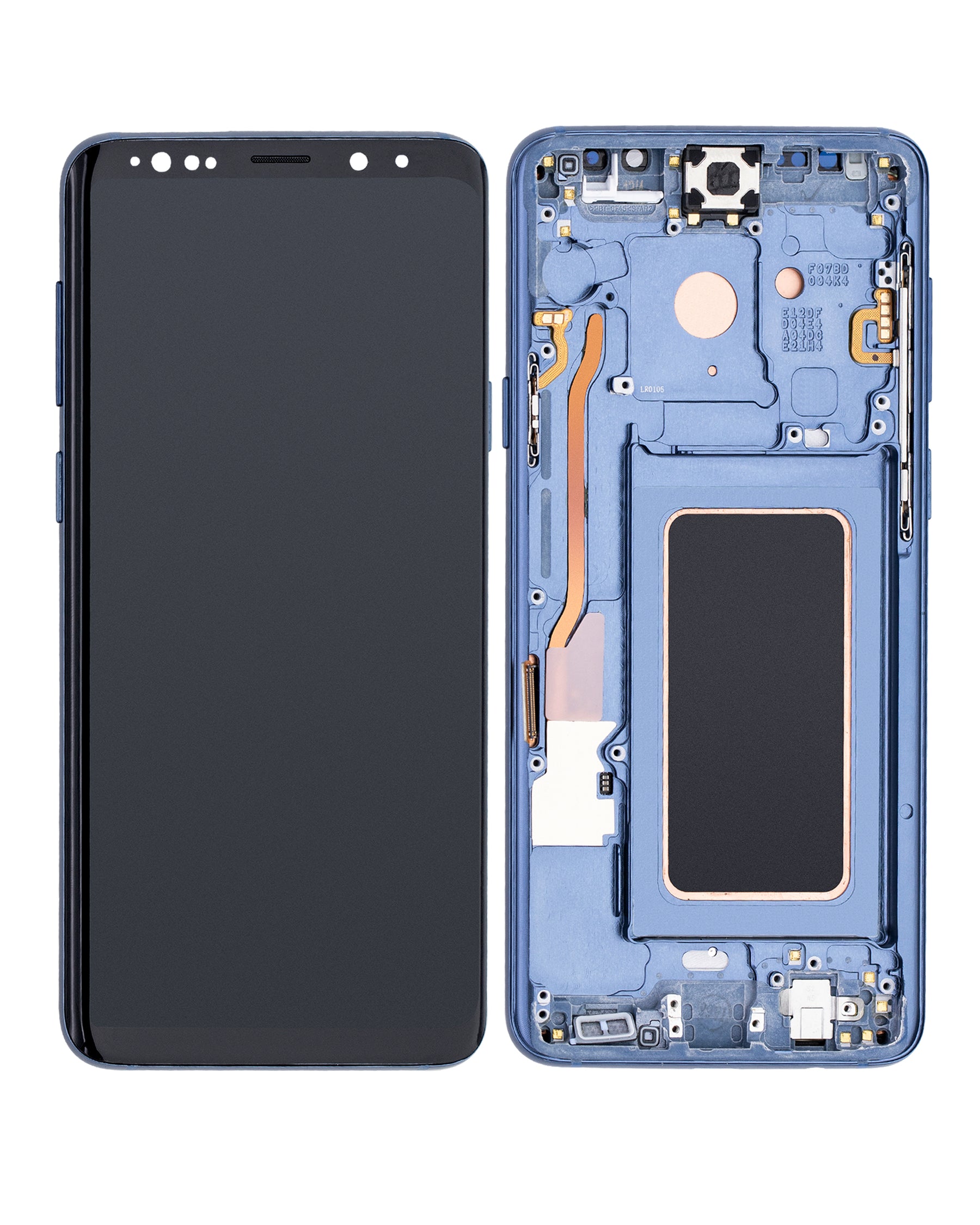 Replacement OLED Assembly With Frame Compatible For Samsung Galaxy S9 Plus (Refurbished) (Coral Blue)