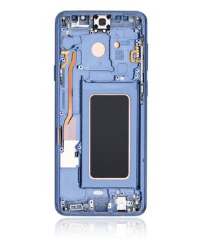 Replacement OLED Assembly With Frame Compatible For Samsung Galaxy S9 Plus (Refurbished) (Coral Blue)