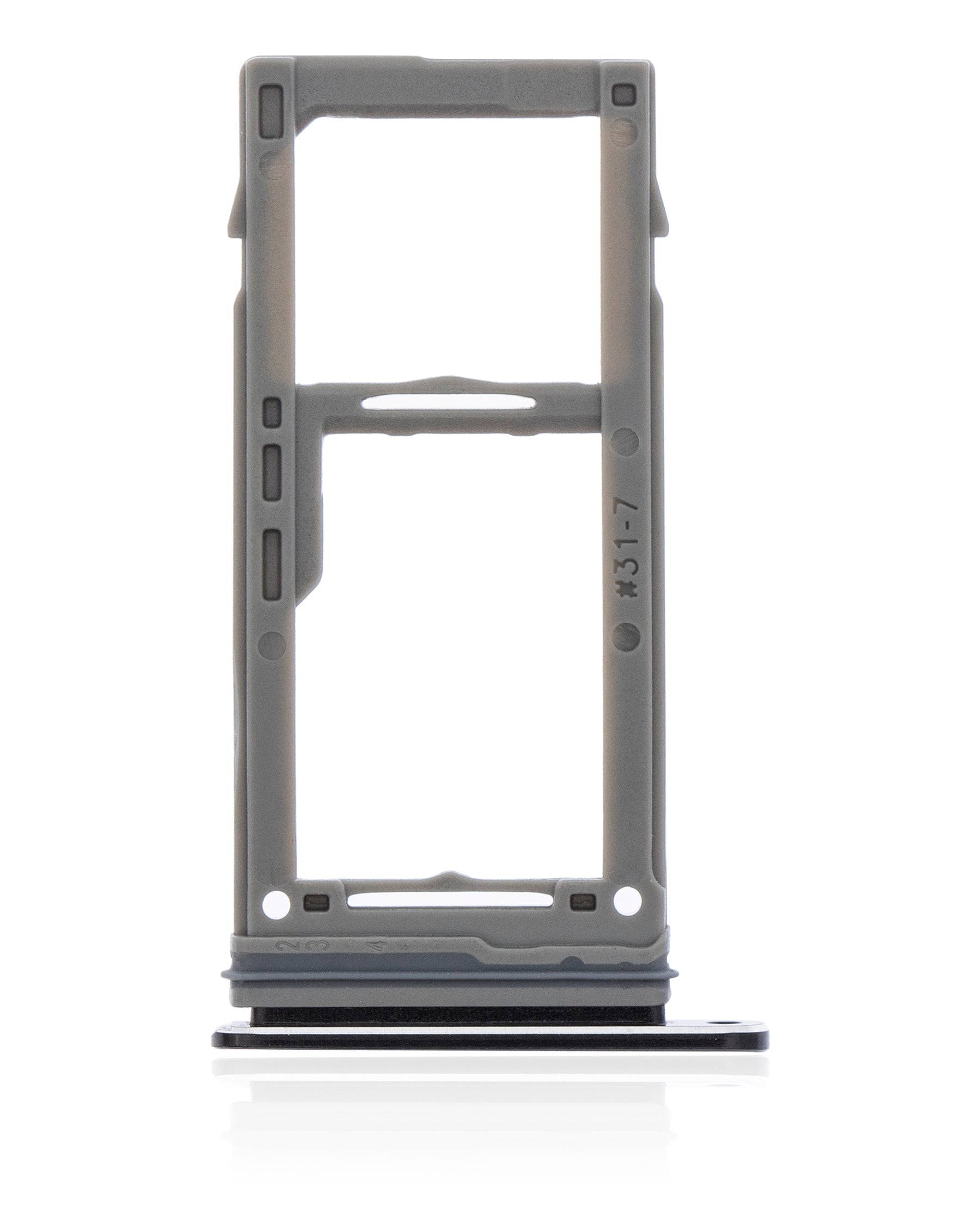 Single Sim Card Tray Replacement Compatible For Samsung Galaxy S9 / S9 Plus (Midnight Black)