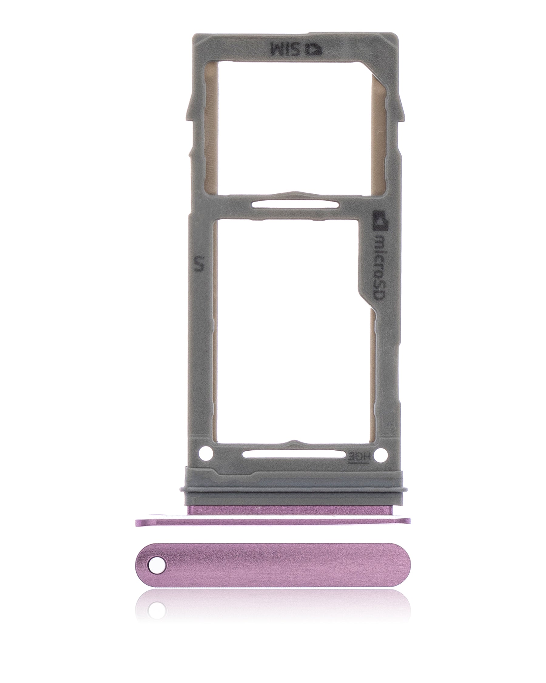Replacement Single Sim Card Tray Compatible For Samsung Galaxy S9 / S9 Plus (Lilac Purple)