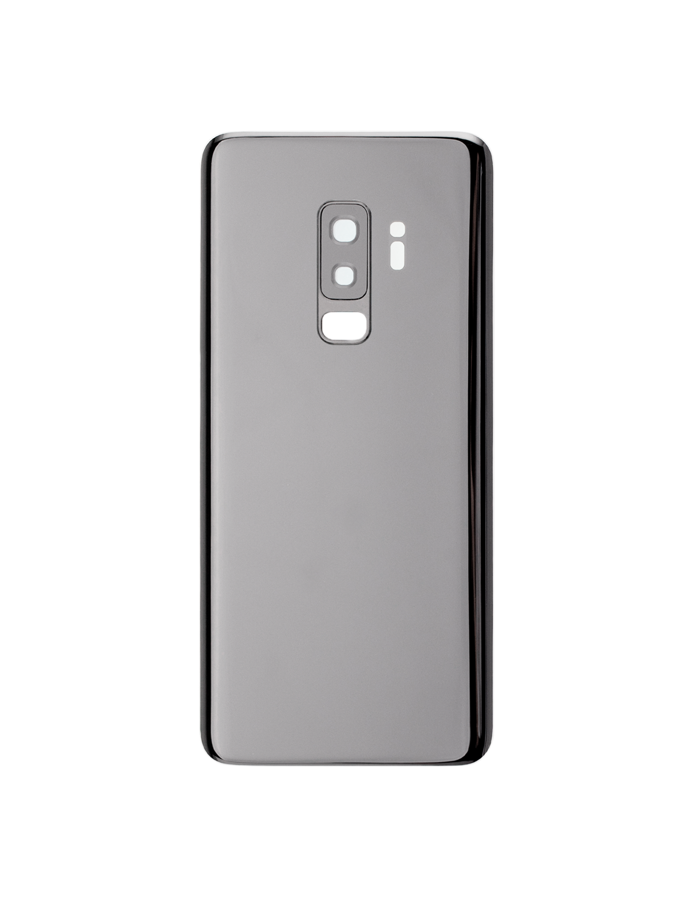 Back Cover Glass With Camera Lens Compatible For Samsung Galaxy S9 Plus Replacement  (No Logo) (Vemake) (Titanium Gray)