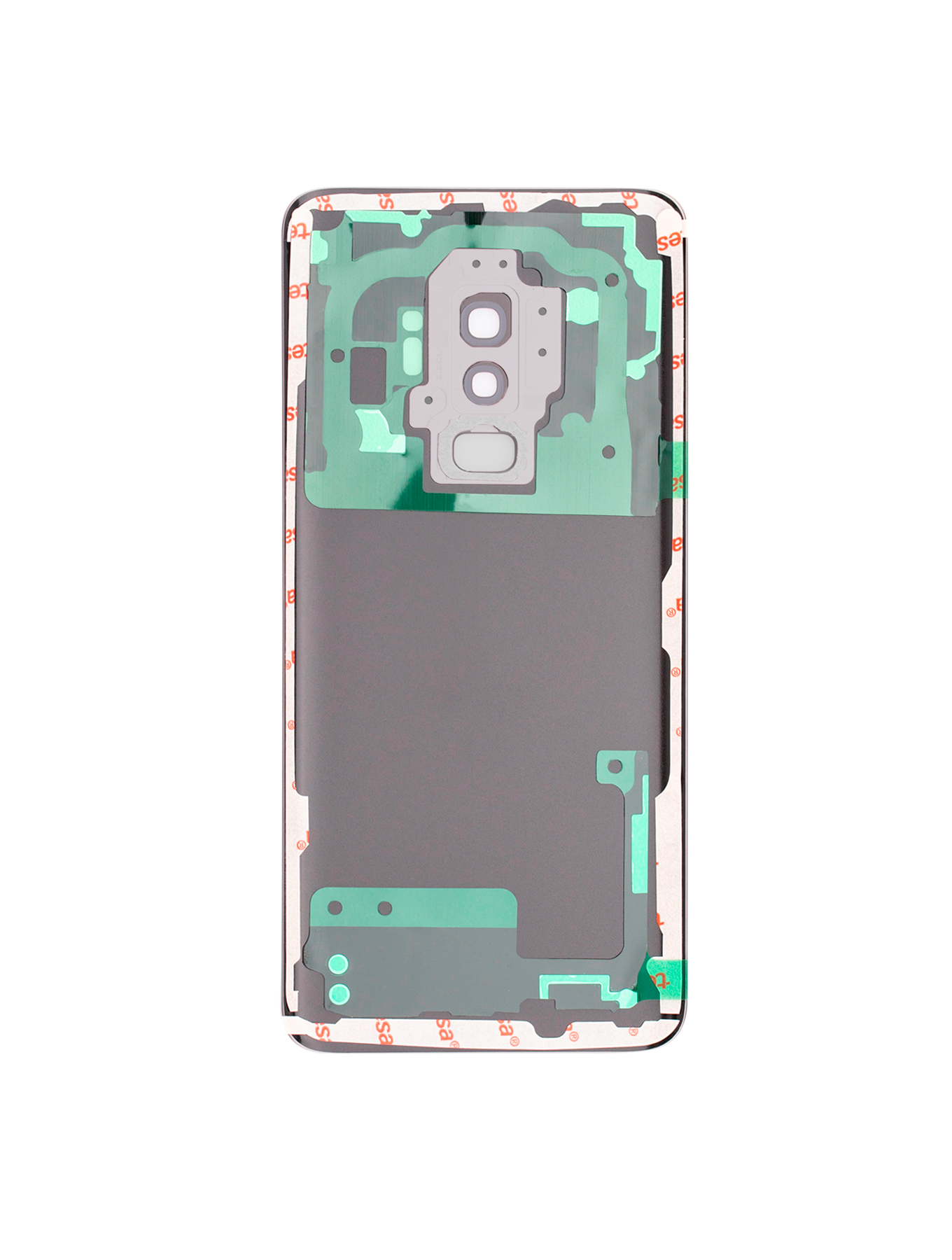 Back Cover Glass With Camera Lens Compatible For Samsung Galaxy S9 Plus Replacement  (No Logo) (Vemake) (Titanium Gray)