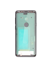Mid-Frame Housing Compatible For Samsung Galaxy S9 Plus  Replacement (With Small Parts) (Midnight Black Frame)