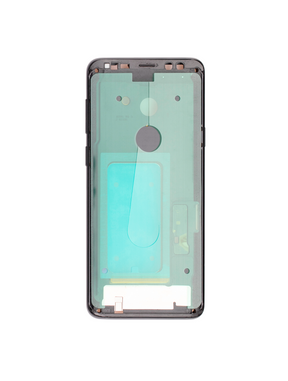 Mid-Frame Housing Compatible For Samsung Galaxy S9 Plus  Replacement (With Small Parts) (Midnight Black Frame)