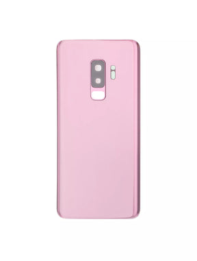 Replacement Back Cover Glass With Camera Lens Compatible For Samsung Galaxy S9 Plus (Service Pack) (Lilac Purple)