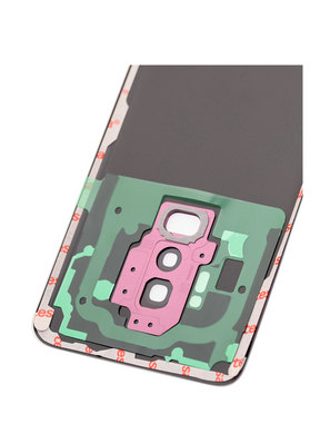 Back Cover Glass With Camera Lens Compatible For Samsung Galaxy S9 Plus  Replacement (No Logo) (Vemake) (Lilac Purple)