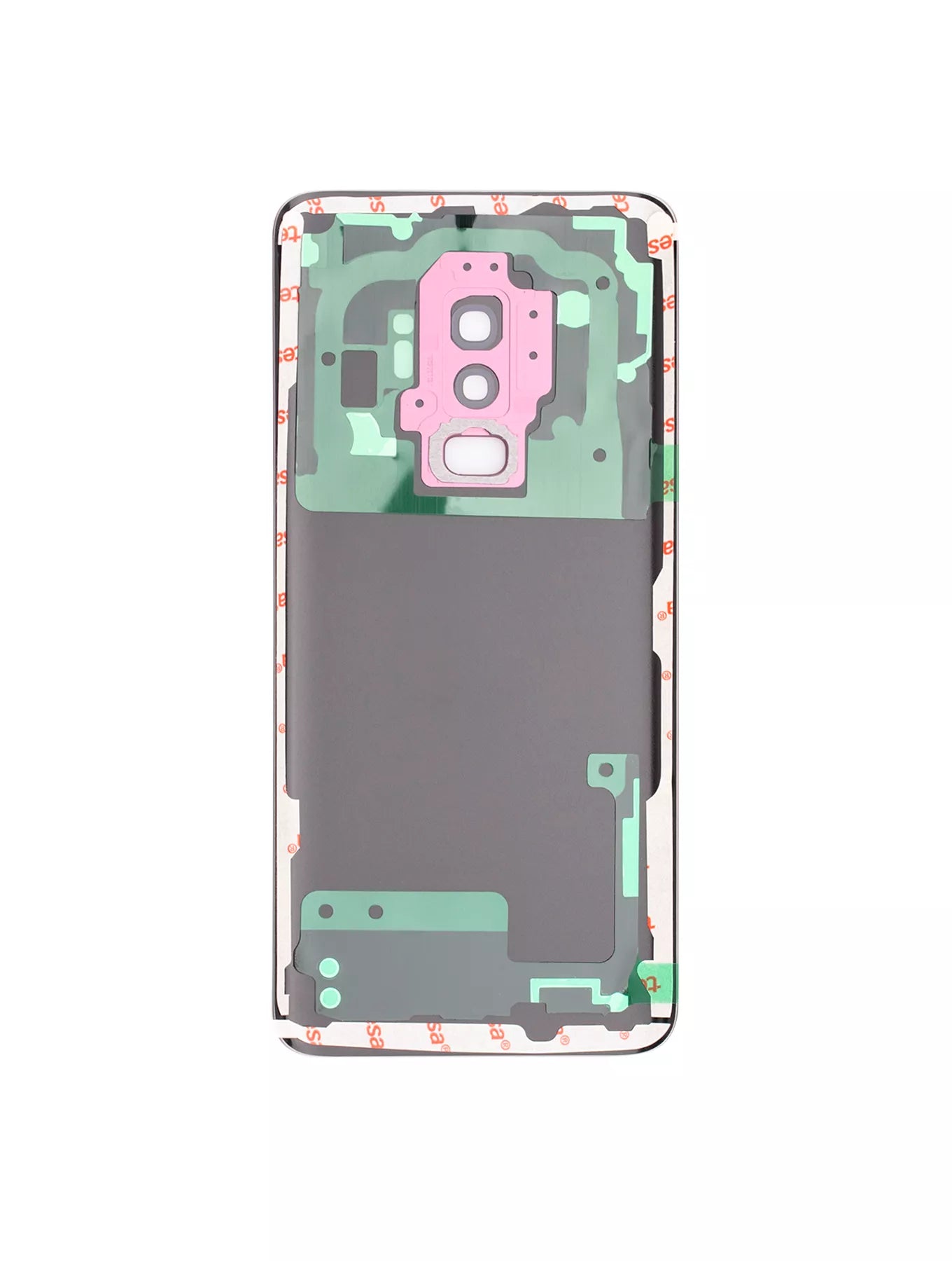 Replacement Back Cover Glass With Camera Lens Compatible For Samsung Galaxy S9 Plus (Service Pack) (Lilac Purple)