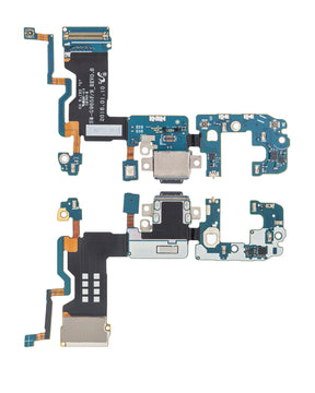 Replacement Charging Port With Flex Cable Compatible For Samsung Galaxy S9 Plus by Macfactory.Store (G965F) (International Version)