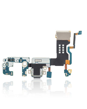 Replacement Charging Port With Flex Cable Compatible For Samsung Galaxy S9 Plus by Macfactory.Store (G965F) (International Version)