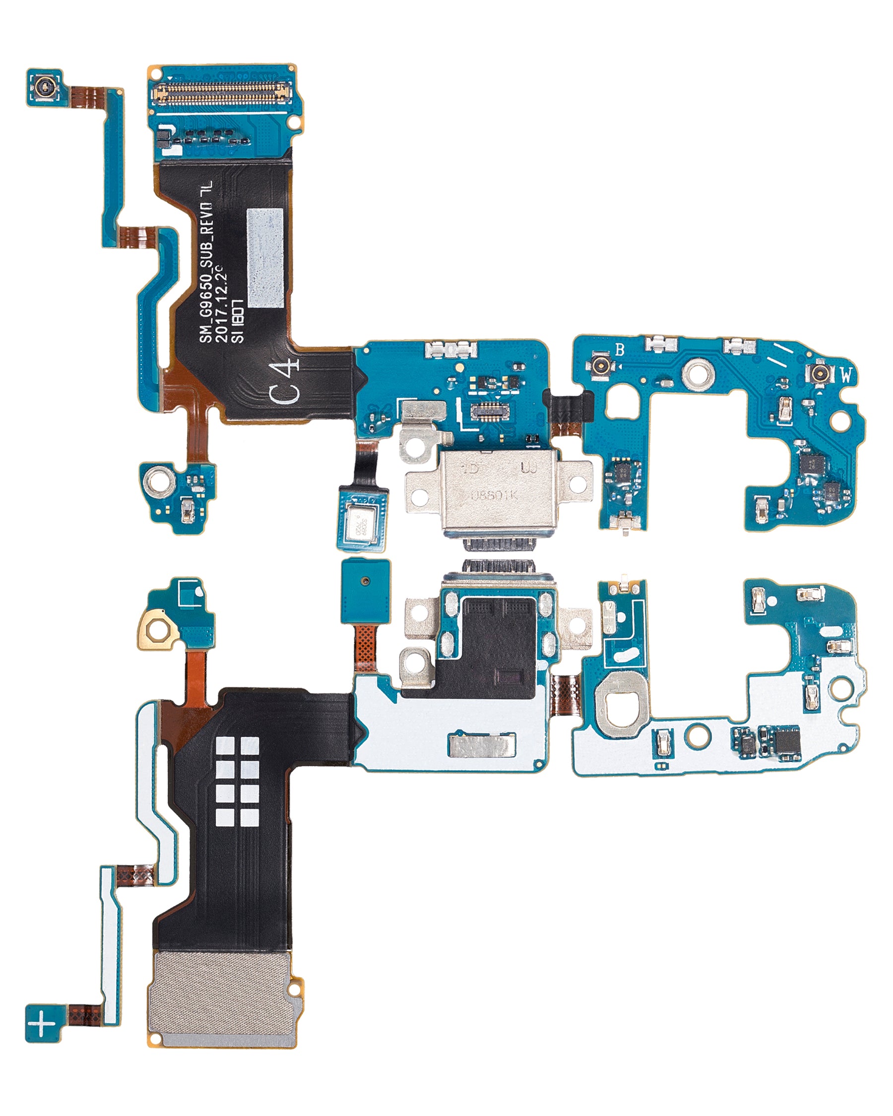 Replacement Charging Port With Flex Cable Compatible For Samsung Galaxy S9 Plus (G9650) (Dual Sim Version)